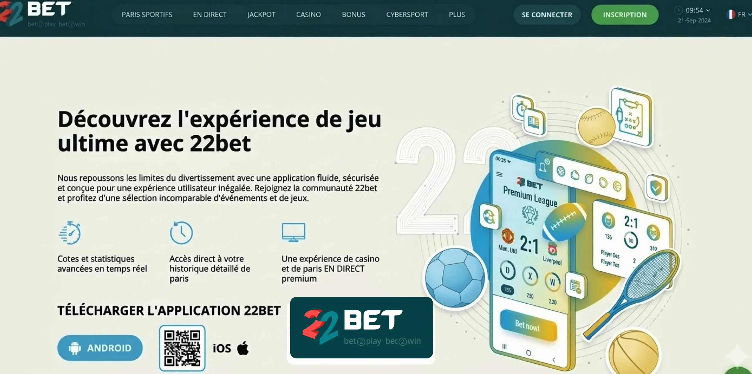 22Bet Télécharger L'application Mobile