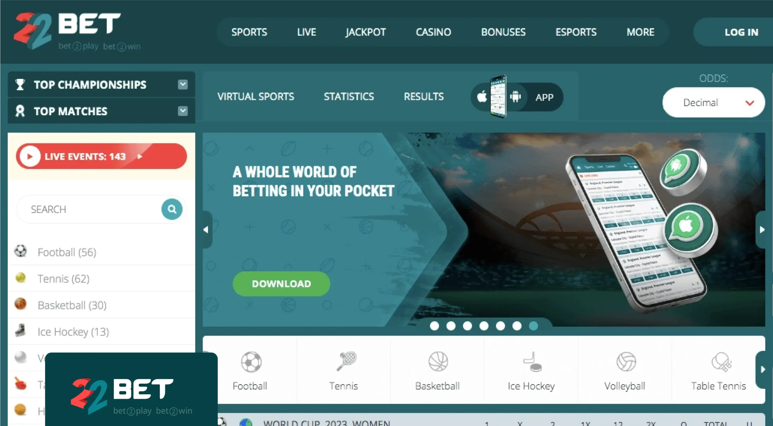 22Bet Version Mobile du Site Web 22Bet Version Mobile du Site Web